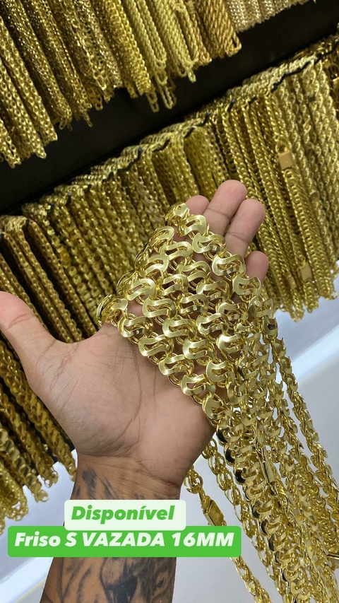 Corrente friso s vazado