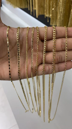 Corrente banhada com 10 milésimos ouro faça pagamento e mande print do modelo no WhatsApp na internet