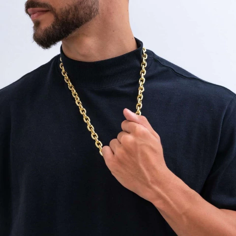 Cadeado 12 mm 70cm moeda antiga