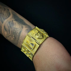 Bracelete moeda antiga - loja online