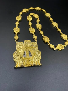 Corrente pesonalizado moeda antiga