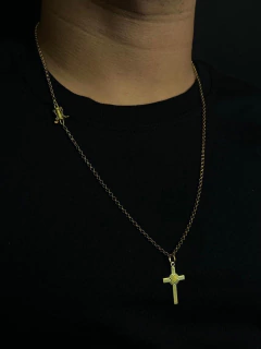 Corrente fininha com Pirgente - RJ JOIAS