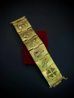 Bracelete em moeda faça pagamento e mande no WhatsApp modelo - RJ JOIAS