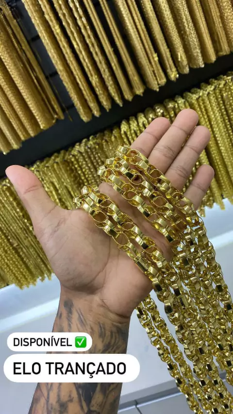 Corrente elo trançada