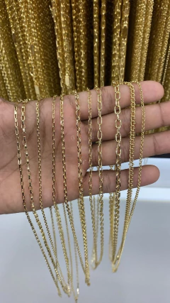 Corrente banhada com 10 milésimos ouro faça pagamento e mande print do modelo no WhatsApp - loja online