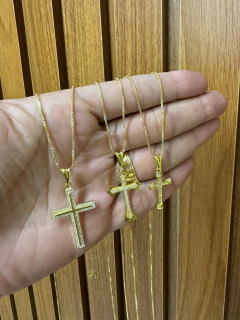 Kit corrente e pingente fininho moeda antiga - comprar online