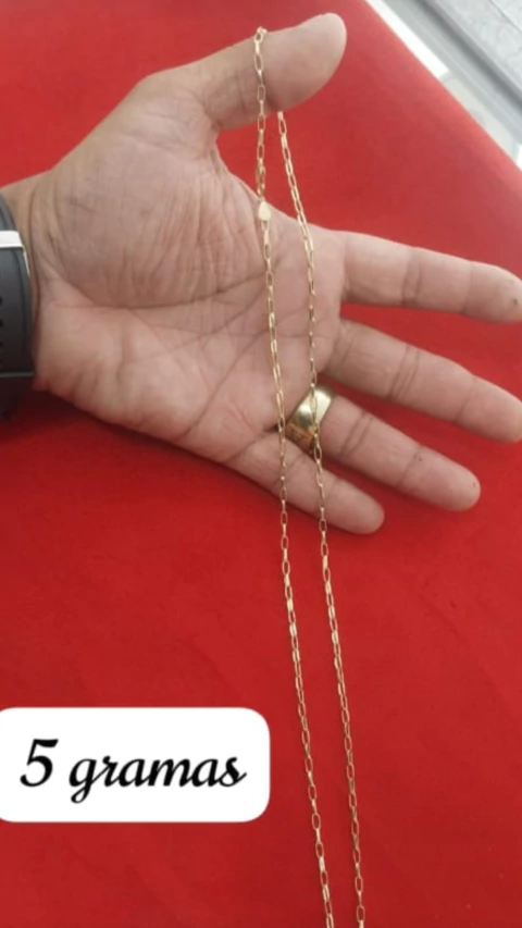 Corrente ouro 18k 70cm