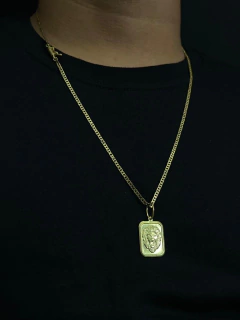 Corrente fininha com Pirgente - comprar online