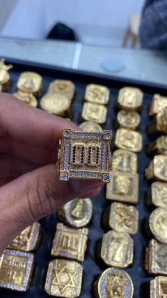 Anel banhado ouro e invernizado - loja online