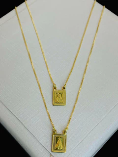 Escapulário em moeda antiga faça pagamento e mande print qual modelo vc deseja - comprar online