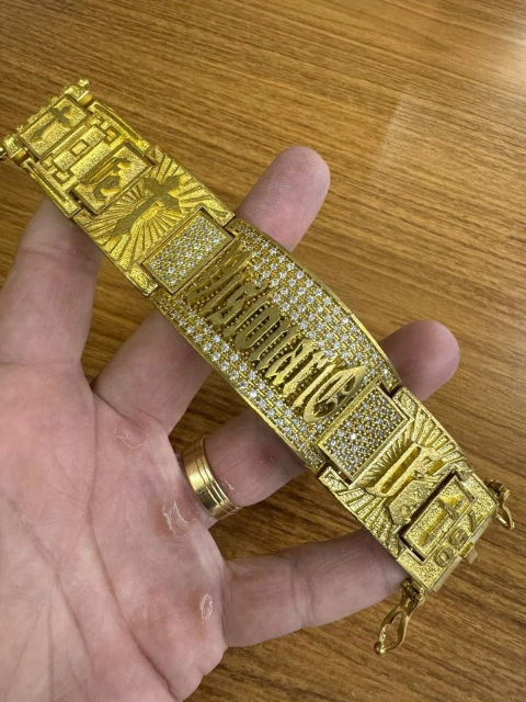 Bracelete moeda antiga