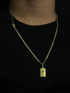 Corrente fininha com Pirgente - RJ JOIAS