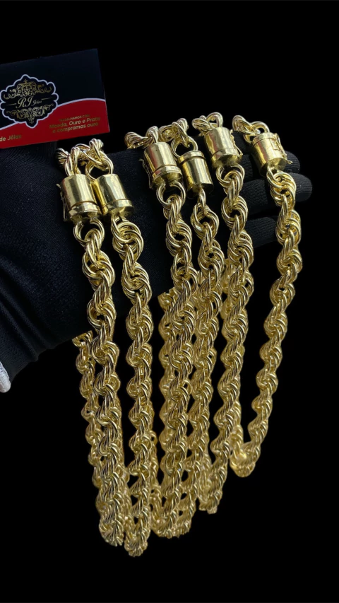Corrente elo BAHIANO promoção imperdível 25mm 75 cm moeda antiga