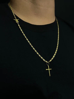 Corrente fininha com Pirgente - RJ JOIAS