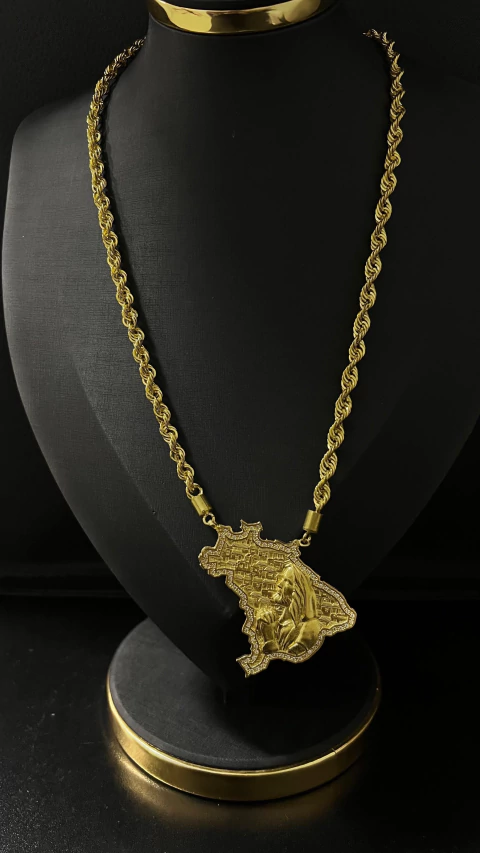 Kit corrente Pirgente moeda antiga