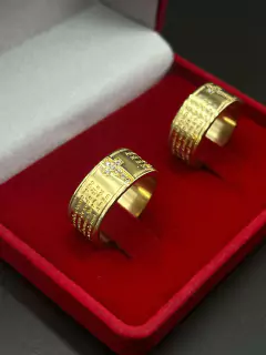 Anel feminino moeda antiga