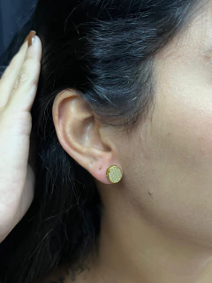 Brinco moeda antiga - RJ JOIAS