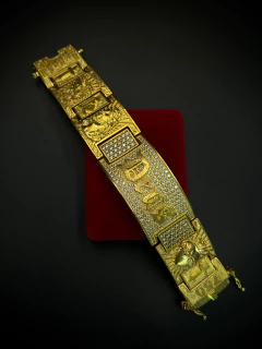 Bracelete em moeda faça pagamento e mande no WhatsApp modelo