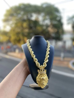 Corrente elo BAHIANO 25 mm + Pirgente peça moeda antiga faço pagamento e mande no WhatsApp qual vc vai querer