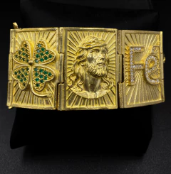 Bracelete em moeda faça pagamento e mande no WhatsApp modelo - comprar online