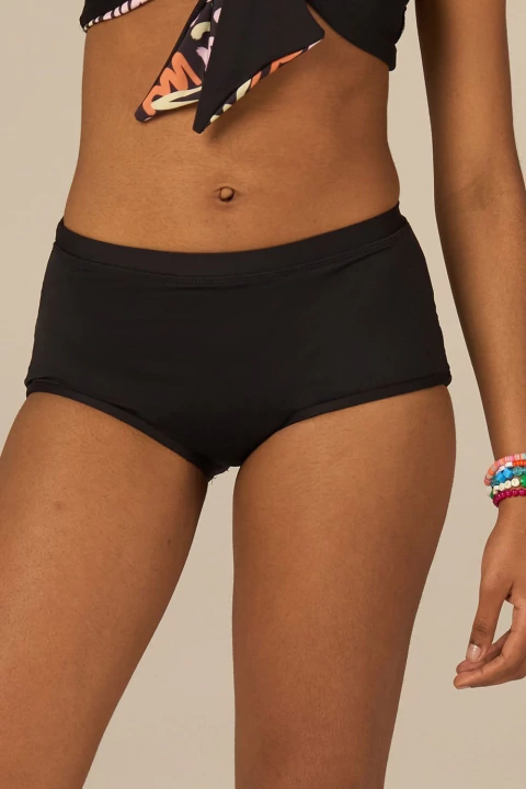 Biquini Shortinho Absorvente - Preto - 34 - Herself