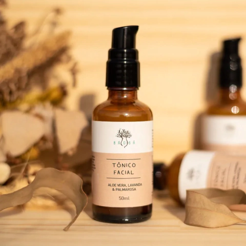 Tônico Facial Peles Secas e Maduras 50ml (com conta gotas) - Baobá