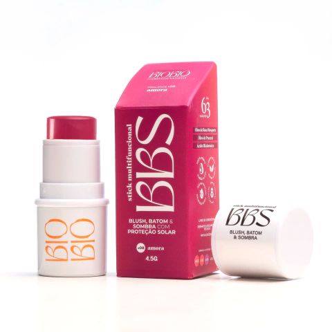BBS Blush, Batom e Sombra - Amora - BioBio