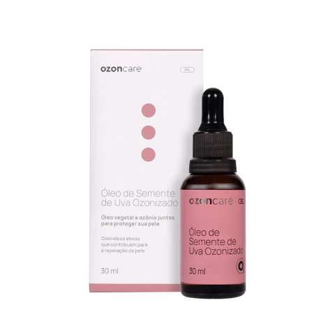 Óleo de Semente de Uva Ozonizado - 30ml - Ozoncare