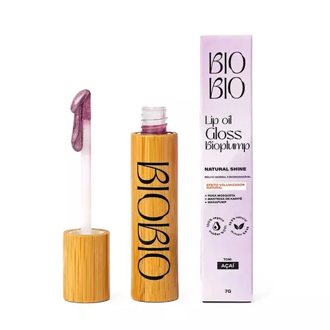 Lip Oil Gloss Bioplump Açaí - BioBio