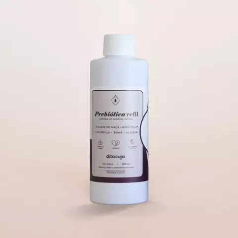 Refil Espuma Natural de Higiene Íntima - Prebiótica - Dita Cuja