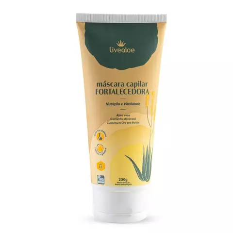 Máscara Capilar Fortalecedora 200ml - Livealoe