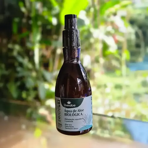 Água de Aloe Biológica 210ml - Livealoe
