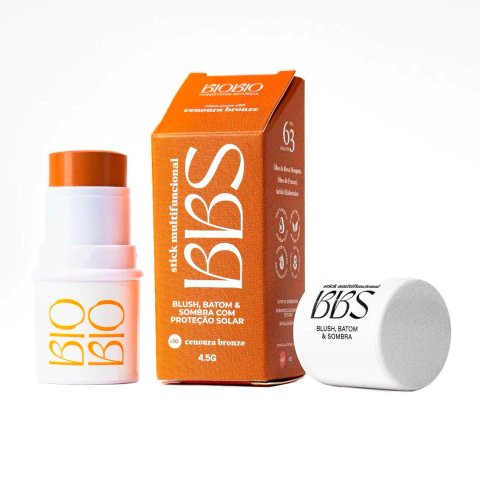 BBS Blush, Batom e Sombra - Cenoura Bronze - BioBio
