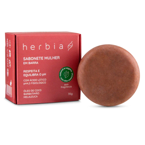 Sabonete Mulher em Barra 35g - Herbia