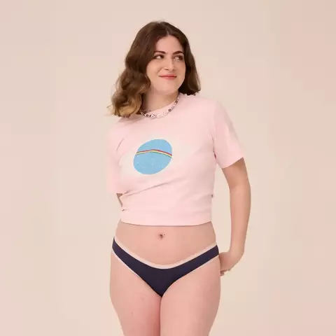Calcinha absorvente - Cozy - Rosa e Azul - Pantys