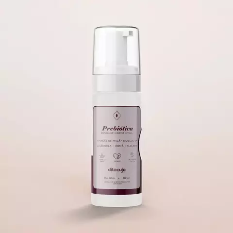 Espuma Natural de Higiene Íntima 150ml - Prebiótica - Dita Cuja