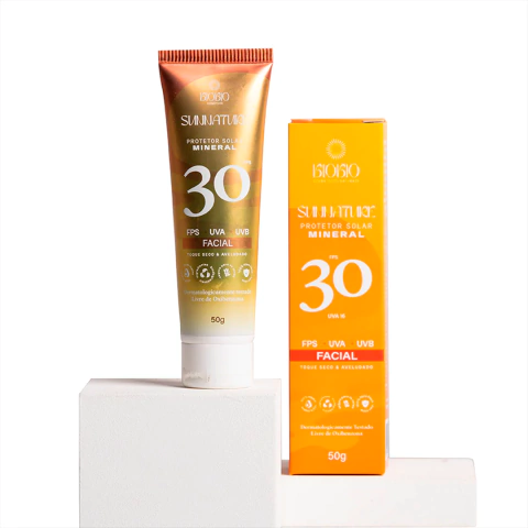 Protetor Solar Fisico Mineral Fps30 - BioBio