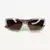 ÓCULOS DE SOL TRANSPARENTE RETANGULAR 00724 - comprar online