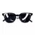 ÓCULOS DE SOL PRETO QUADRADO 00611 - comprar online