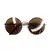 ÓCULOS DE SOL REDONDO CARAMELO 00054 - comprar online