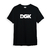 Remera regular fit black SMOKE MASK dg