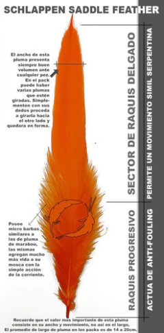 Imagen de Plumas Schlappen Saddle Pro Feathers N Flies