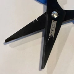 Tijera Tech Corta Material Sintético Microdentada Fly Mosca - comprar online