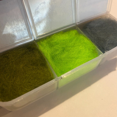 Dubb Dry Fly Dispenser 6 Colores Feathers N Flies - tienda online
