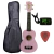 Ukulele Rosa Seven Soprano Suk-07 PI C/ Capa e Afinador