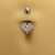 Piercing Umbigo Coração Tetrix