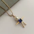 Colar Menino Zircônia Square Azul