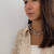 Colar Duplo Chains & Organic Stones na internet