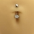 Piercing Umbigo Flor Amora