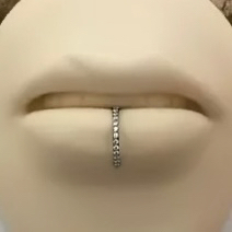 Piercing Argola Segmentada Zircônia 12x1mm - comprar online